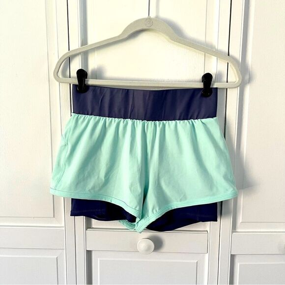 Fabletics Pants - Fabletics Women's Comfort Band Shorts with Biker Shorts Liner Size Small